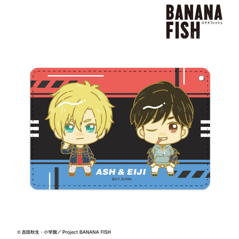 『BANANA FISH』アッシュ‧リンクス&奥村英⼆ ちょこんと! 第2弾 デニムver. 1ポ ケットパスケース